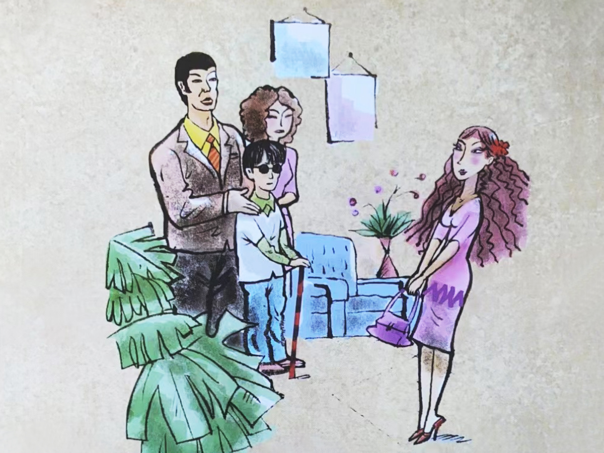 看一眼一百萬(wàn)故事插畫(huà)