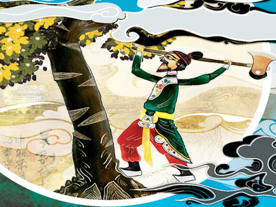 吳剛伐桂的故事 吳剛修仙沒有耐心 吳剛學(xué)仙的故事